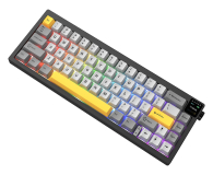 Ajazz AK650 Dream Weaver Switch Black Gray Yellow RGB z ekanem - 1536355 - zdjęcie 2